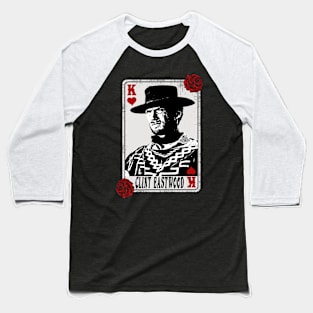 Vintage Card Clint Eastwood Baseball T-Shirt